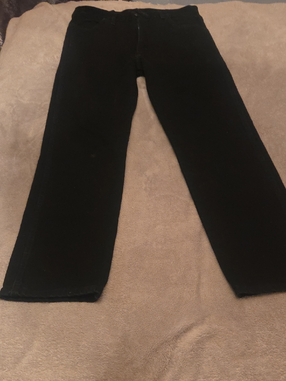 Rustler Men’s Black Slim Straight Jeans